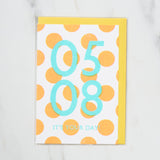 365 Find Your Day Card MAY / Letterpress Letter - bungu