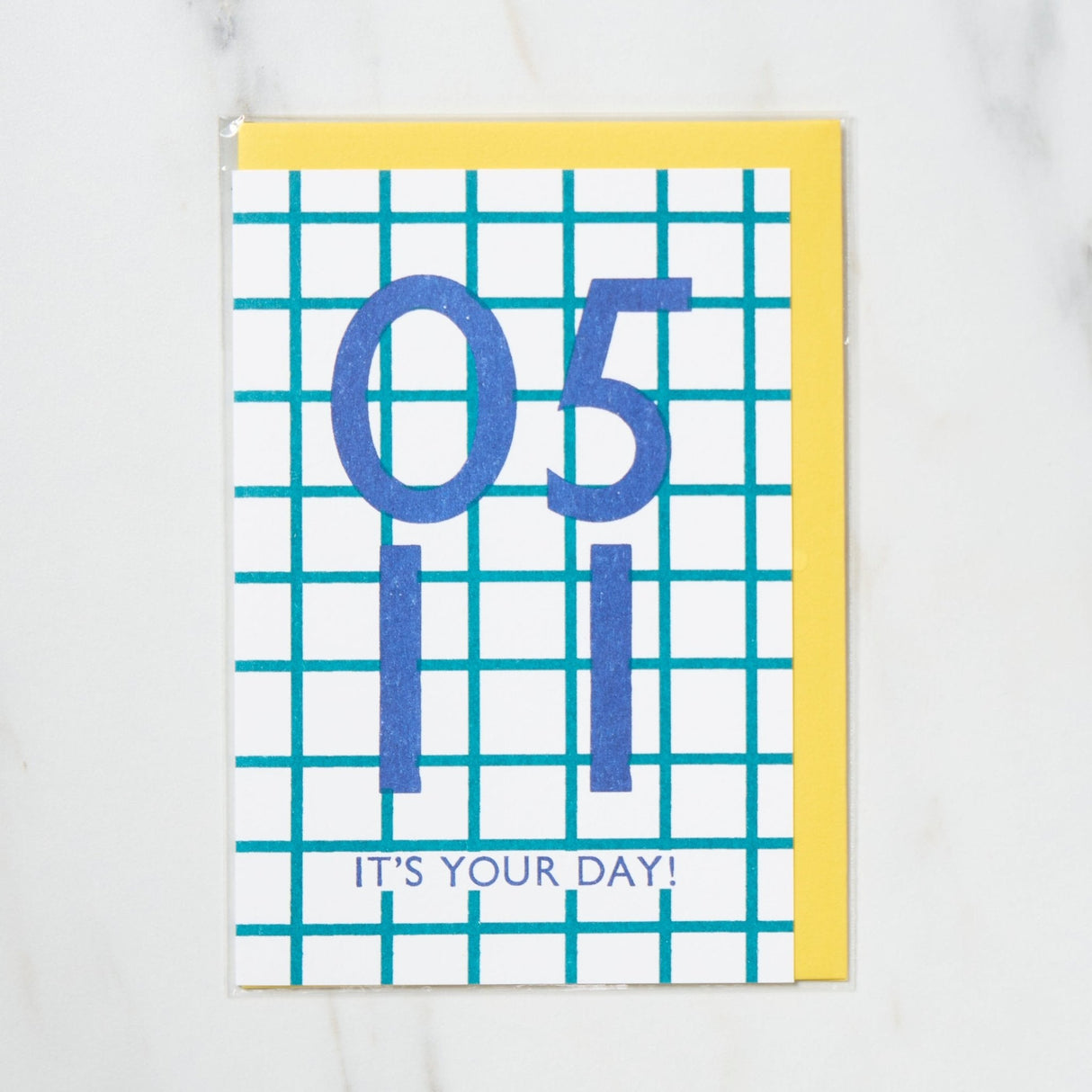 365 Find Your Day Card MAY / Letterpress Letter - bungu