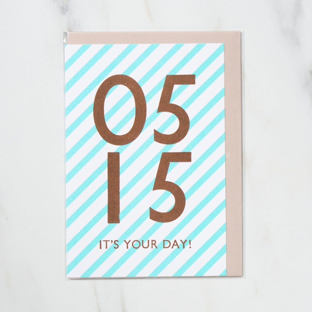 365 Find Your Day Card MAY / Letterpress Letter - bungu