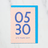 365 Find Your Day Card MAY / Letterpress Letter - bungu