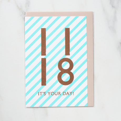 365 Find Your Day Card NOVEMBER / Letterpress Letter - bungu