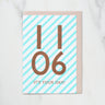 365 Find Your Day Card NOVEMBER / Letterpress Letter - bungu