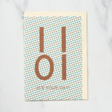 365 Find Your Day Card NOVEMBER / Letterpress Letter - bungu