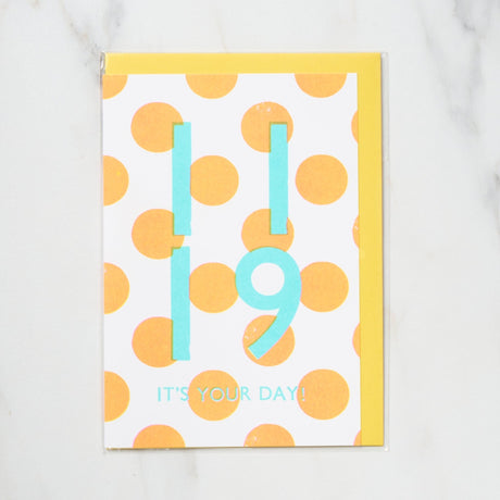 365 Find Your Day Card NOVEMBER / Letterpress Letter - bungu