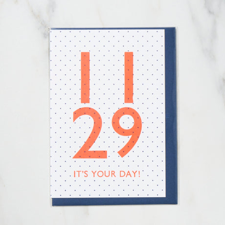 365 Find Your Day Card NOVEMBER / Letterpress Letter - bungu