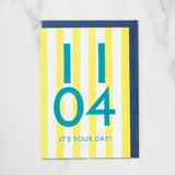 365 Find Your Day Card NOVEMBER / Letterpress Letter - bungu