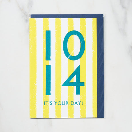 365 Find Your Day Card OCTOBER / Letterpress Letter - bungu