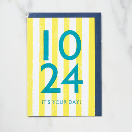 365 Find Your Day Card OCTOBER / Letterpress Letter - bungu