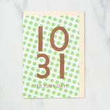 365 Find Your Day Card OCTOBER / Letterpress Letter - bungu