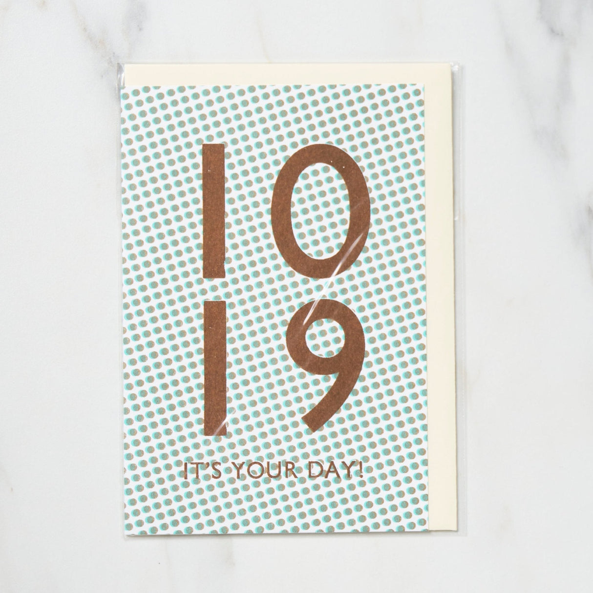 365 Find Your Day Card OCTOBER / Letterpress Letter - bungu