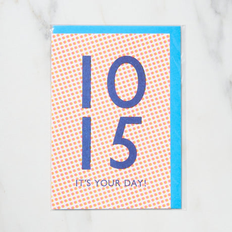 365 Find Your Day Card OCTOBER / Letterpress Letter - bungu