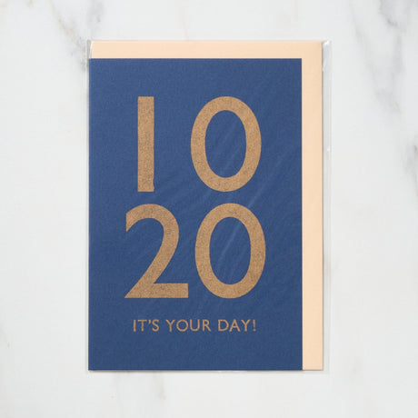 365 Find Your Day Card OCTOBER / Letterpress Letter - bungu