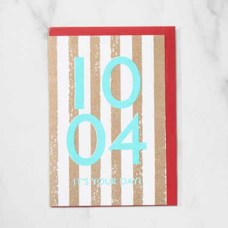 365 Find Your Day Card OCTOBER / Letterpress Letter - bungu