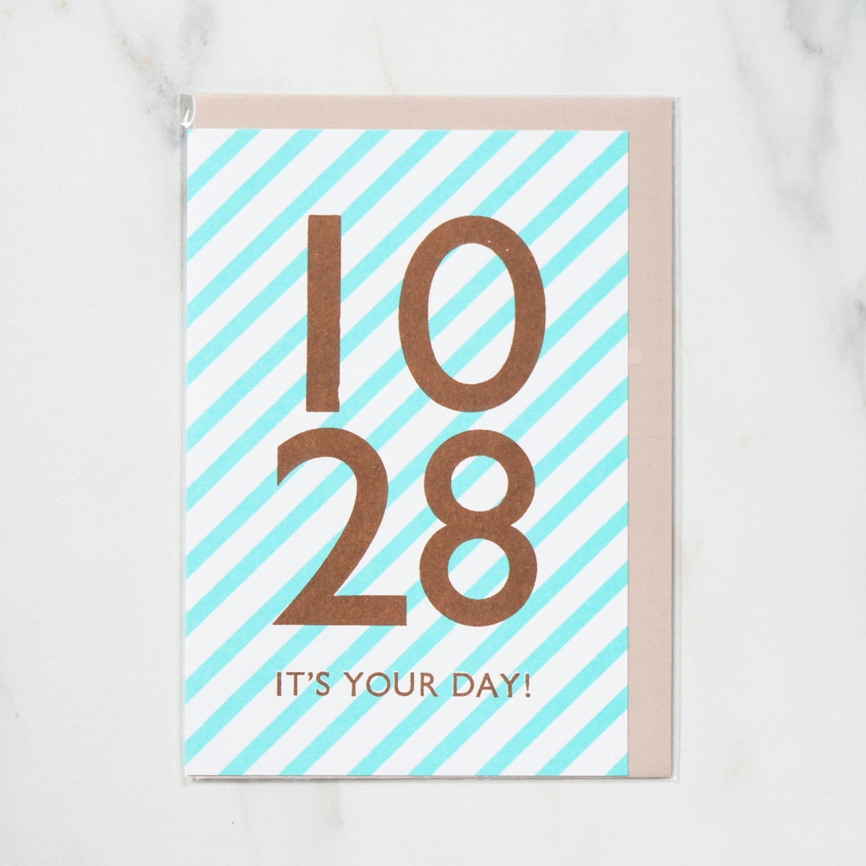 365 Find Your Day Card OCTOBER / Letterpress Letter - bungu