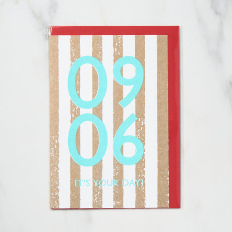 365 Find Your Day Card SEPTEMBER / Letterpress Letter - bungu