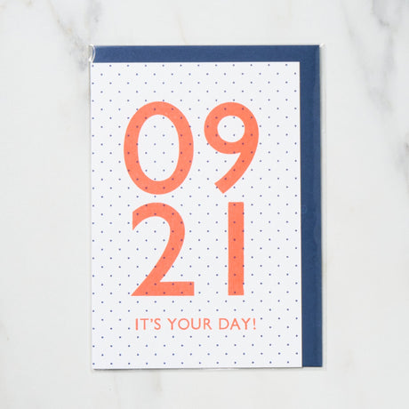 365 Find Your Day Card SEPTEMBER / Letterpress Letter - bungu