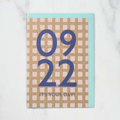 365 Find Your Day Card SEPTEMBER / Letterpress Letter - bungu