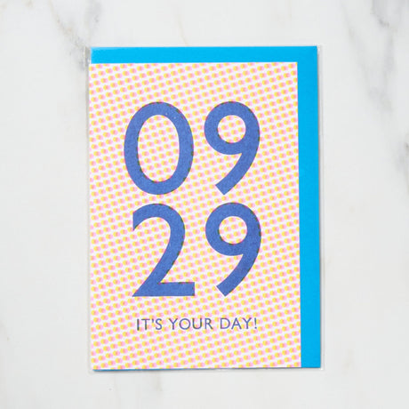 365 Find Your Day Card SEPTEMBER / Letterpress Letter - bungu