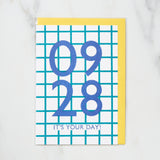 365 Find Your Day Card SEPTEMBER / Letterpress Letter - bungu