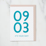 365 Find Your Day Card SEPTEMBER / Letterpress Letter - bungu