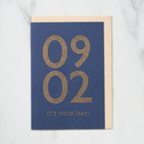 365 Find Your Day Card SEPTEMBER / Letterpress Letter - bungu