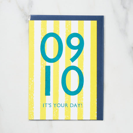 365 Find Your Day Card SEPTEMBER / Letterpress Letter - bungu