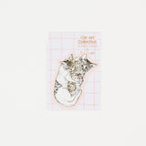 365Cat.Art Collection Foil Sticker / ROKKAKU - bungu