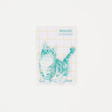 365Cat.Art Collection Foil Sticker / ROKKAKU - bungu