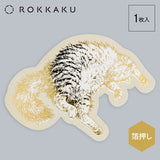 365Cat.Art Collection Foil Sticker / ROKKAKU - bungu