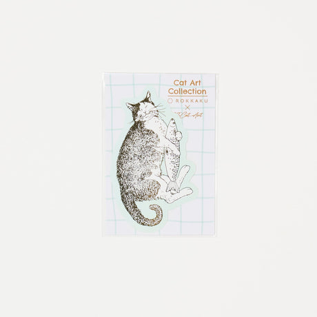 365Cat.Art Collection Foil Sticker / ROKKAKU - bungu