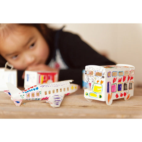 3D Coloring Workbook Vehicles Edition / KOKUYO - bungu
