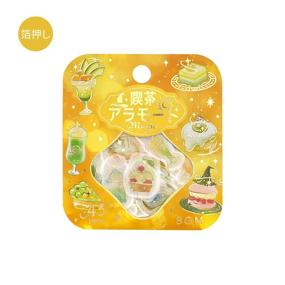 Kissaten Alamode Magic Foil Flake Stickers / BGM