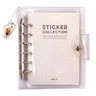 Notebook-Style Sticker Book A6 Cafe a la Mode / BGM