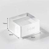 BT-AB005 Acrylic Block Cube for Clear Stamps / BGM