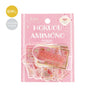 Nordic Knitting Foil Stamped Tracing Paper Sticker / BGM