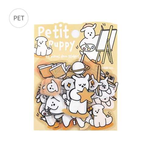 Clear Seal Puppy Petit Stickers / BGM
