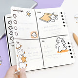 Clear Seal Petit Puppy Stickers / BGM