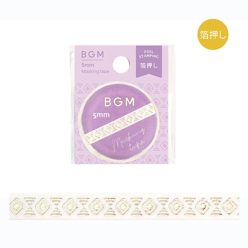 Foil Stamping Masking Tape Life 5mm / BGM
