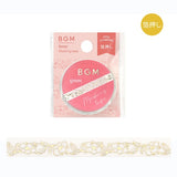 Foil Stamping Masking Tape Life 5mm / BGM