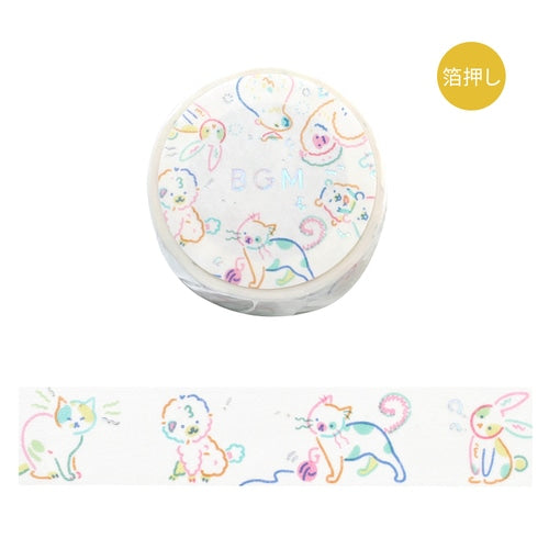 Masking Tape Foil Stamping Life Series / BGM