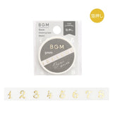 Masking Tape Foil Stamped Life Series 5mm / BGM