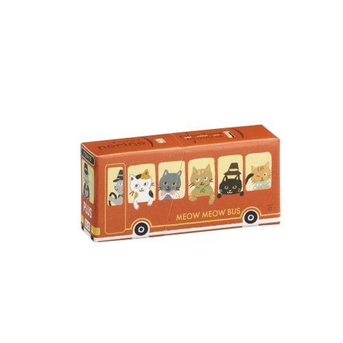 [Limited] norino Animal Bus Paper Case Correction Tape / PLUS