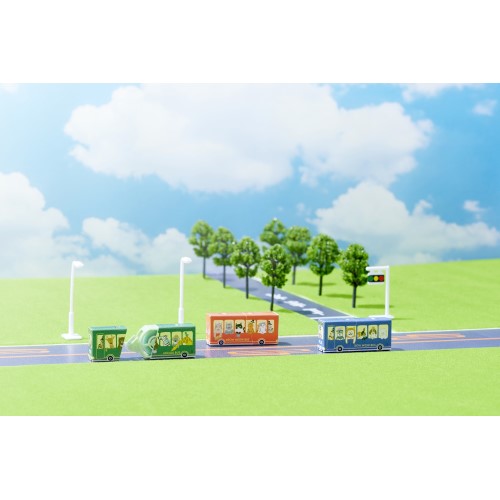[Limited] norino Animal Bus Paper Case Correction Tape / PLUS