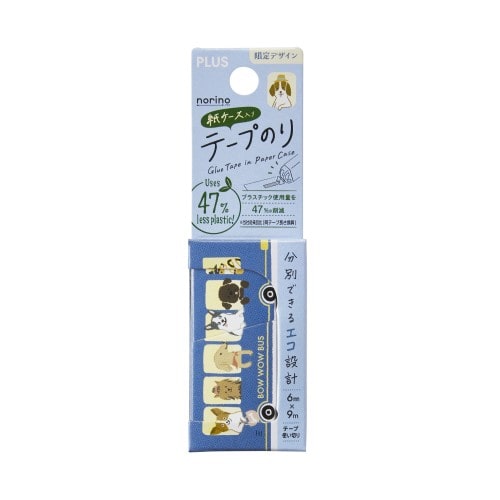 [Limited] norino Animal Bus Paper Case Correction Tape / PLUS