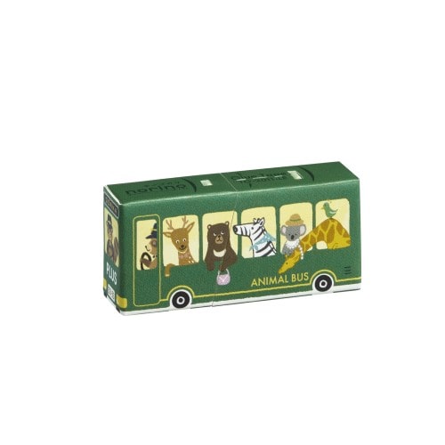 [Limited] norino Animal Bus Paper Case Correction Tape / PLUS