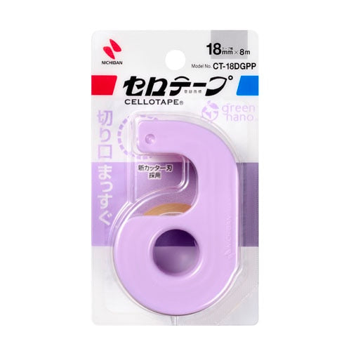Cellotape Small Roll 18mm x 8m with Cutter / NICHIBAN
