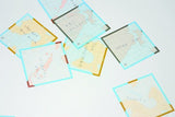 500 Page World Map Memo Block / Marumo Printing Stationery - bungu