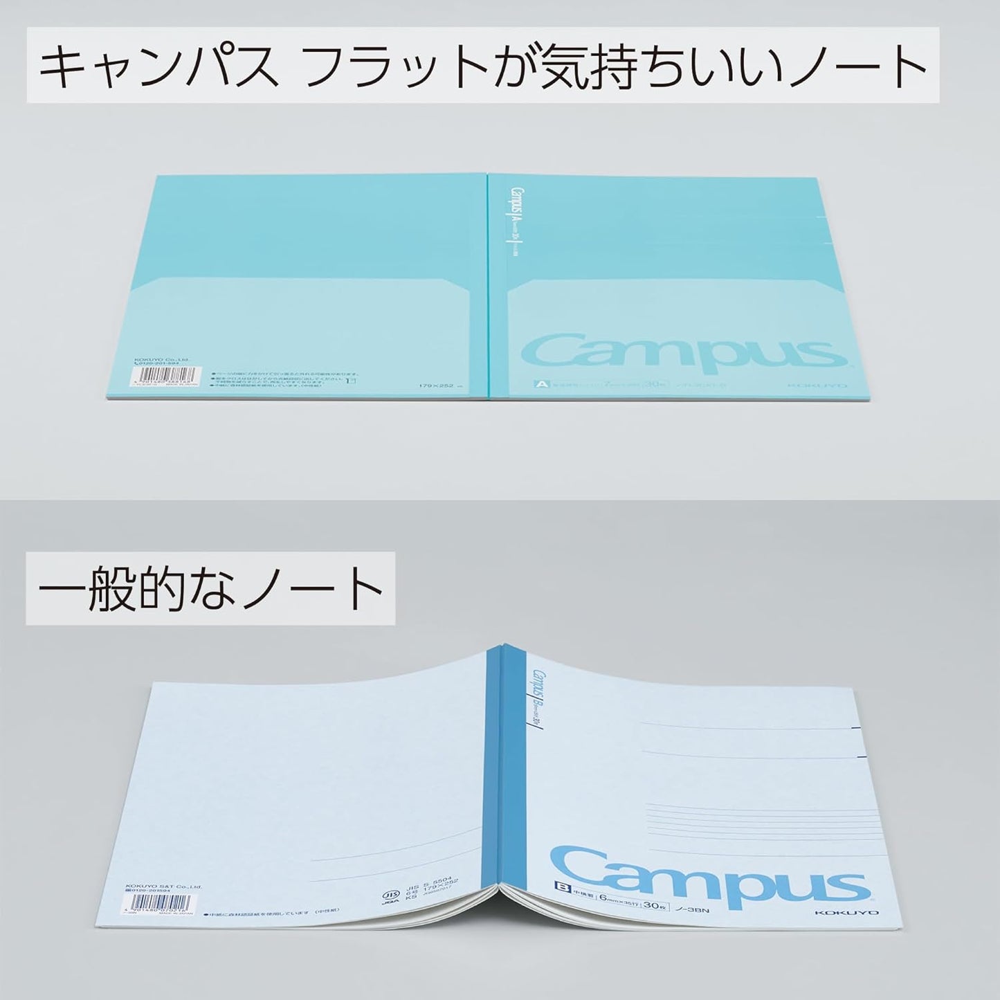 Campus Flat Kimochii Notebook Semi B5 Size / Kokuyo