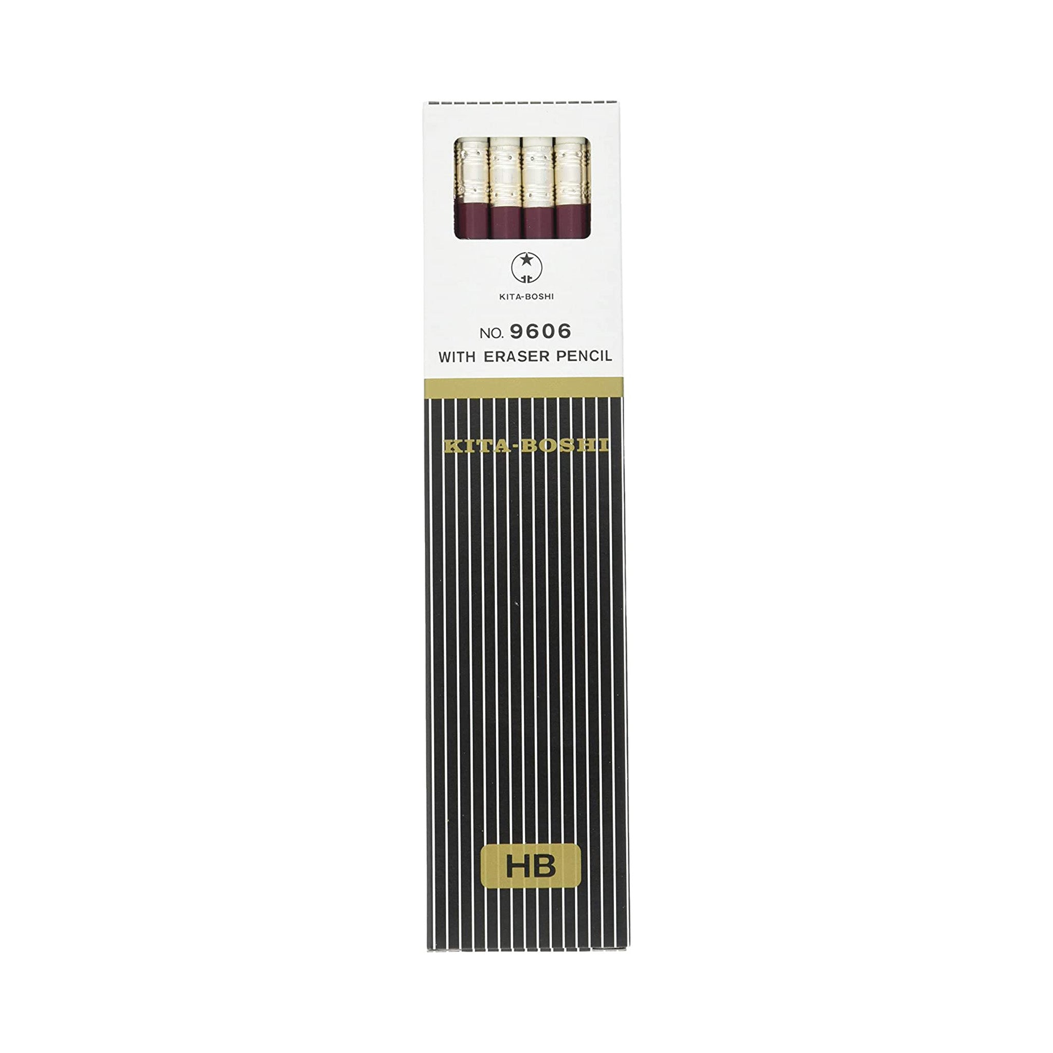 9606 Wooden Pencils 1 Dozen Pack / Kita-Boshi Pencil – bungu