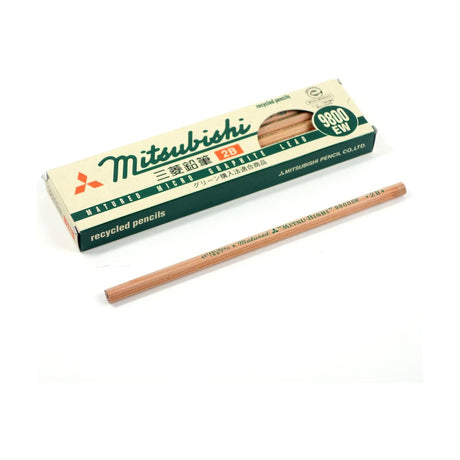 9800 EW Wooden Pencils 1 Dozen Pack / Mitsubishi Pencil - bungu